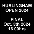Final of the Hurlingham Open 2024 on Saturday October 5th 2024 at 16.00hrs Buenos Aires local time.